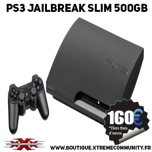 Ps3 Jailbreak modèle SLIM 500gb 