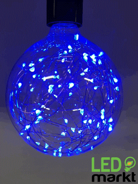 E27 4W G125 color bulb  blue