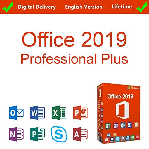 Office 2019 Prof. Plus for Windows -License(10 PC)+Software
