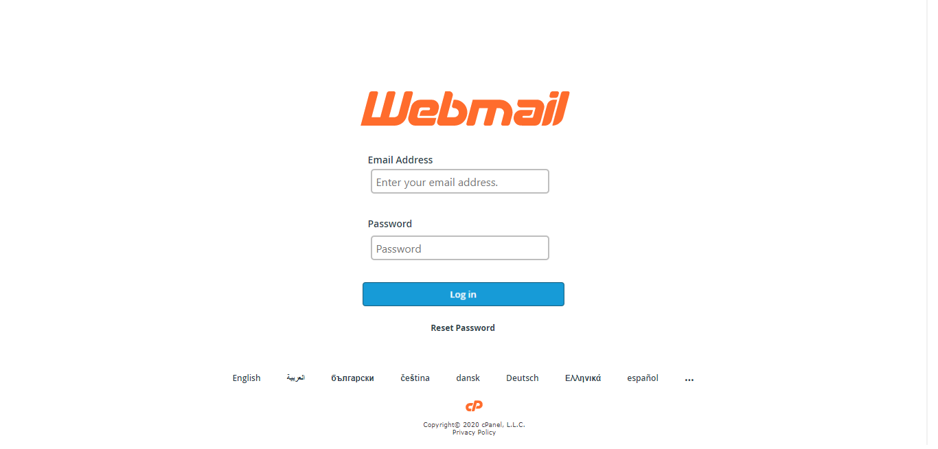 Webmail Auto Redirect 2020