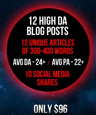 GALAXY BLOG PACKAGE - 12 Posts