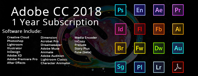 Adobe CC 2018 With License