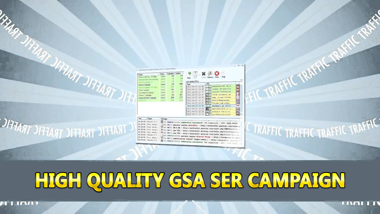 Will run TWO Months GSA search engine ranker campaign