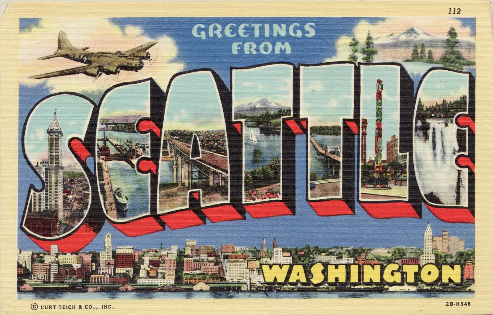 Limited Edition Seattle Post-Card (5 In Existance)