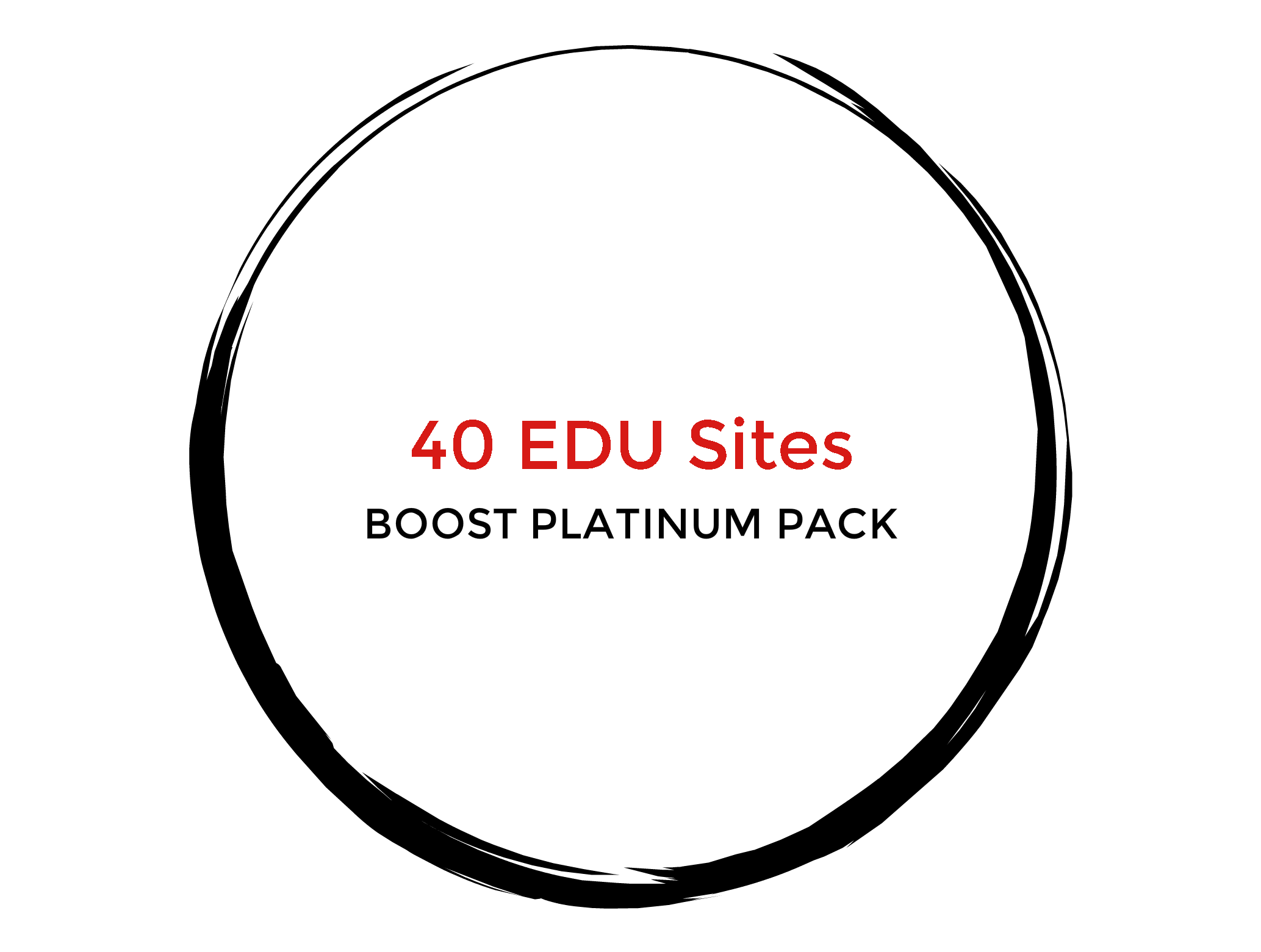 40 EDU Sites - Boost Platinum Pack