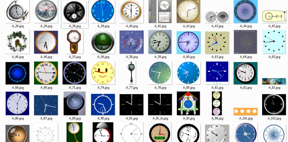 250 Flash Clocks in .swf – Digital and Analog mix
