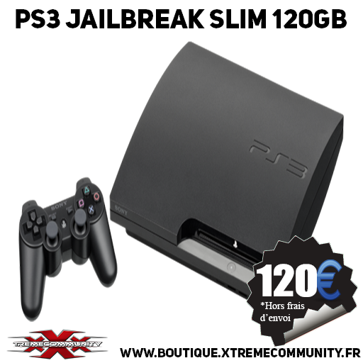 Ps3 Jailbreak modèle SLIM 120gb 