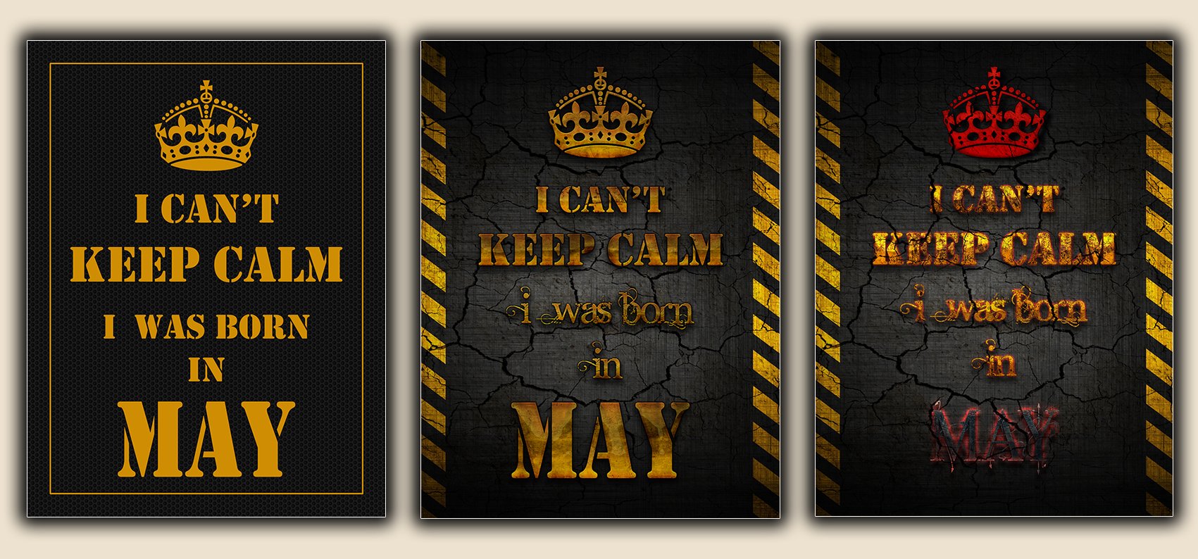 I Can't Keep Calm - I was Born in May
