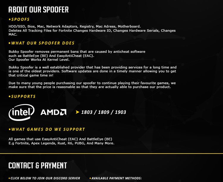 Spoofer lifetime Key