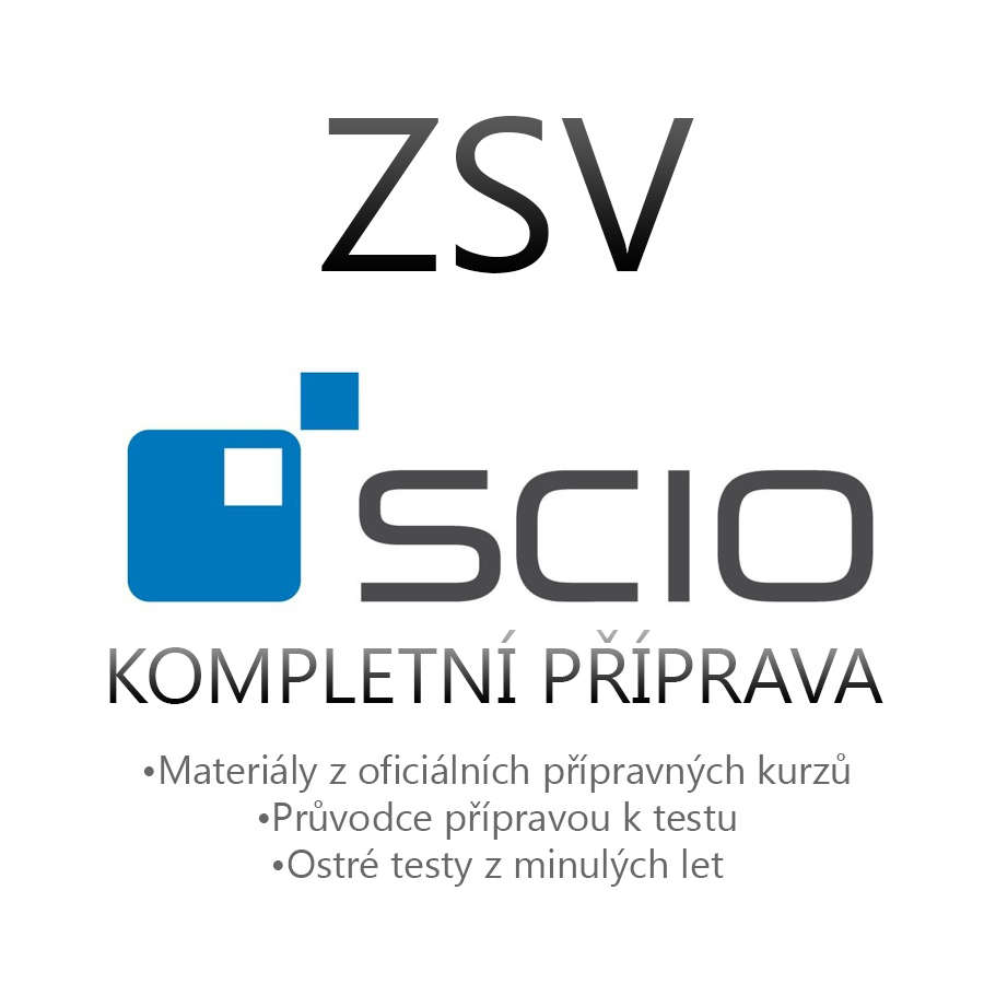 ZSV Scio Kompletní Materiály [Přípravný kurz]