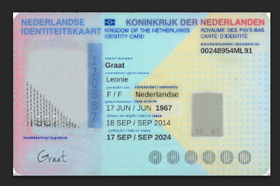 Netherland identity card