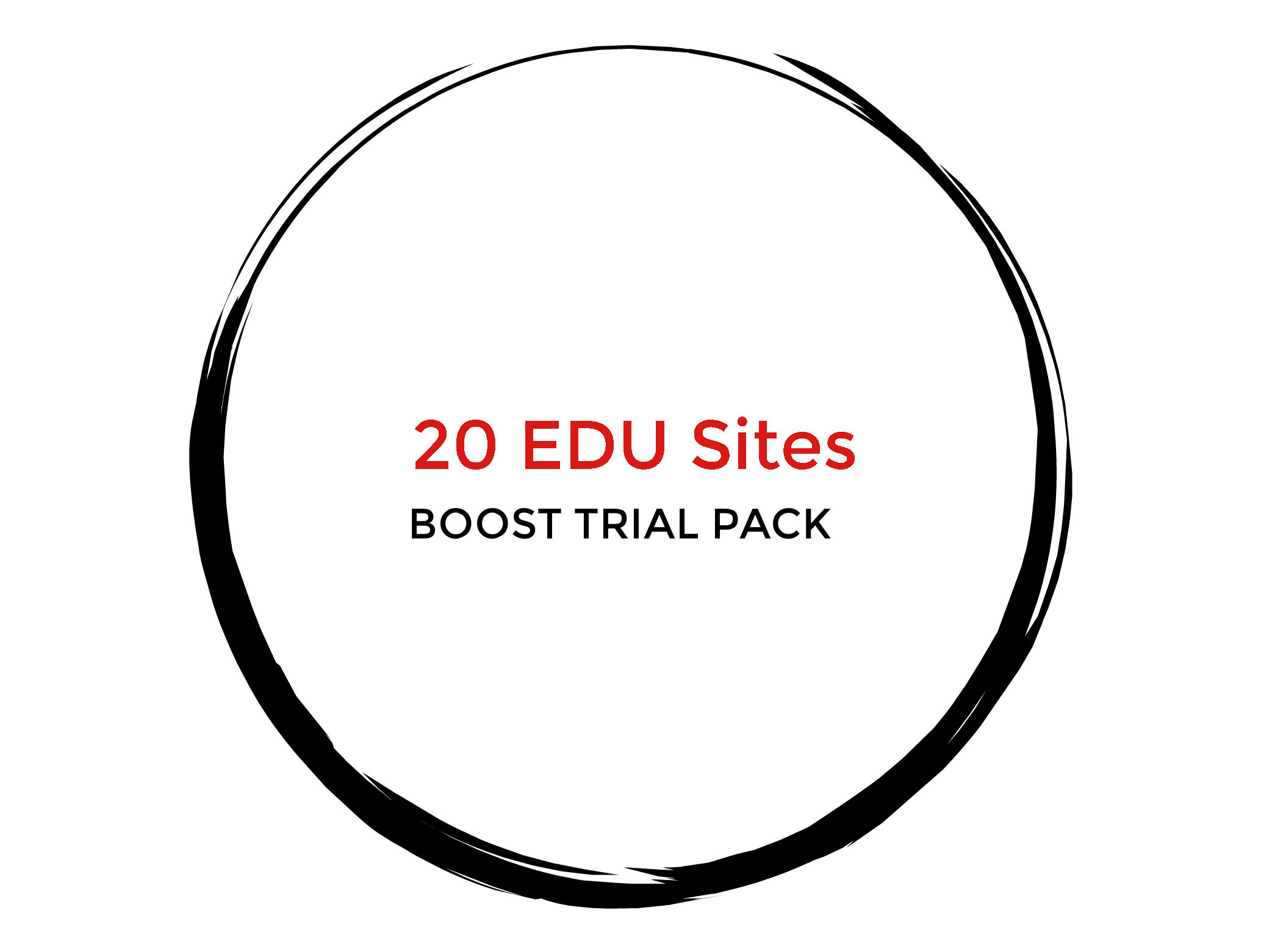 20 EDU Sites - Boost Trial Pack
