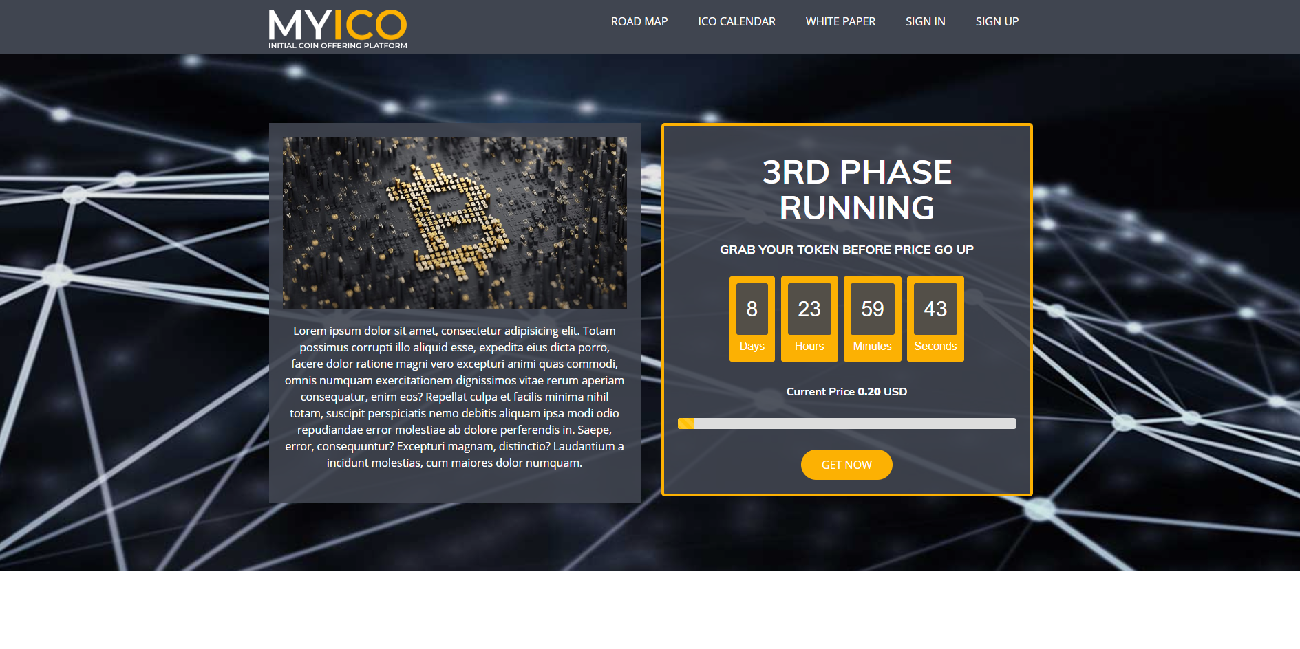 Full Featured Professional ICO Platform 