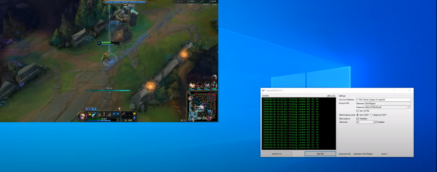 League Of Legends Leveling Bot UNDETECTABLE 