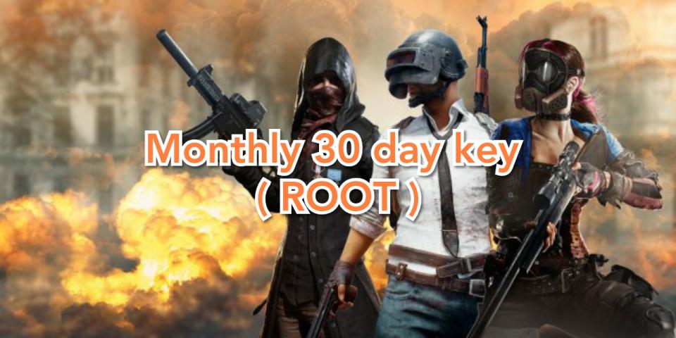 Monthy key 30 day ( ROOT ) PUBGM