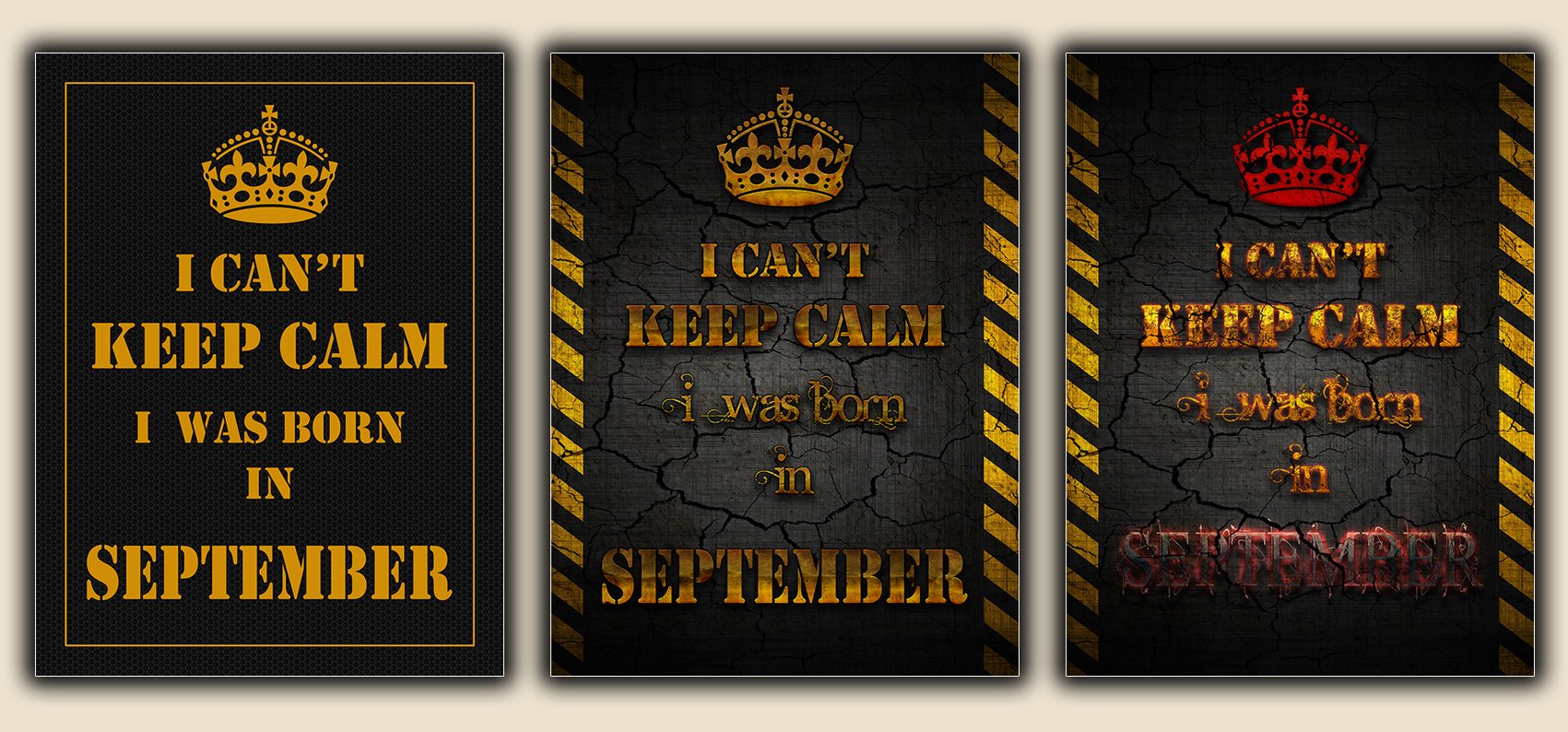 I Can't Keep Calm - I was Born in September