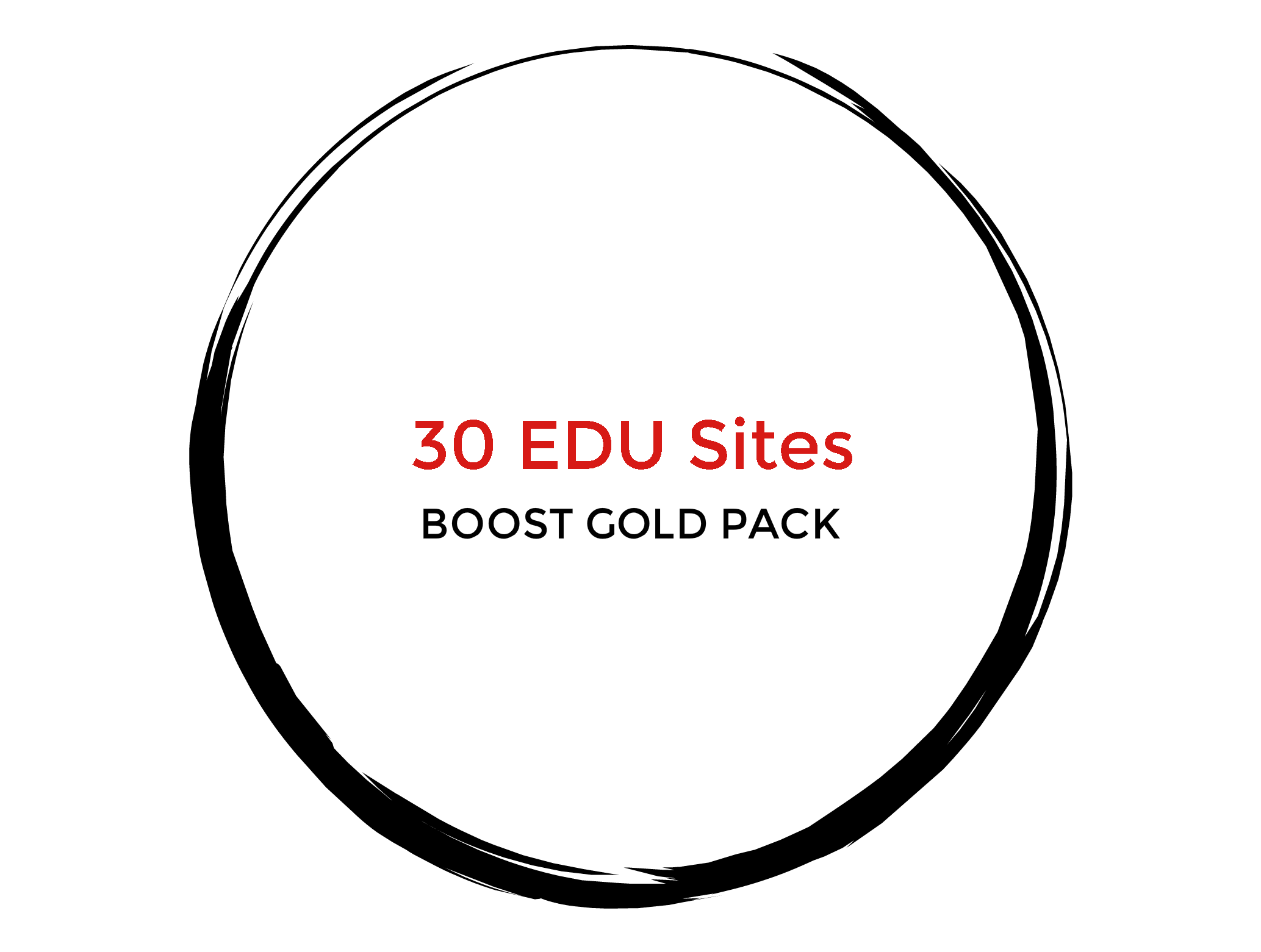 30 EDU Sites - Boost Gold Pack