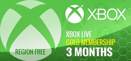 Xbox Live 3 Months GOLD Subscription Card GLOBAL