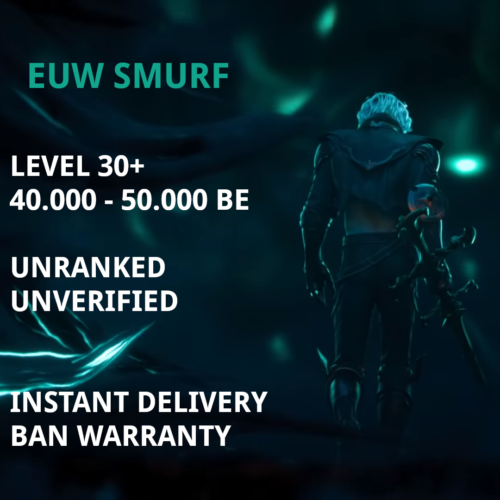 EUW Level 30 Unranked Smurf Instant Delivery
