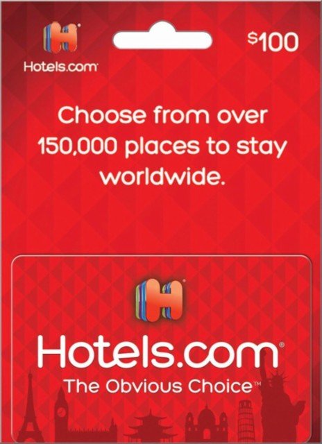 gift code for a discount exclusive Hotels.com $100 