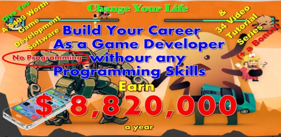Earning Game Making Software and 34 Training Videos
