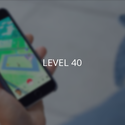 Pokémon GO Account Level 40