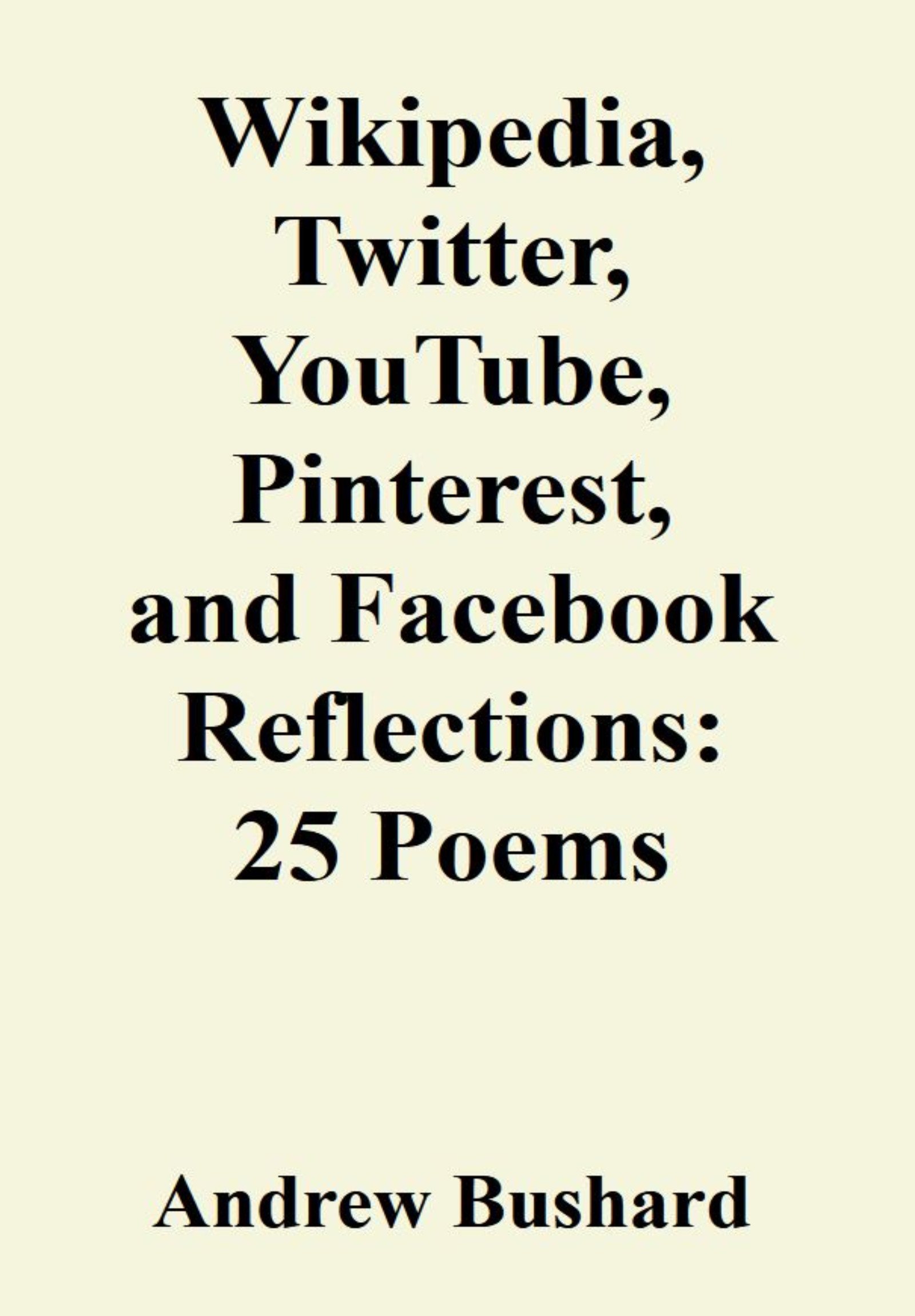 Wikipedia, Twitter, YouTube, Pinterest, Facebook