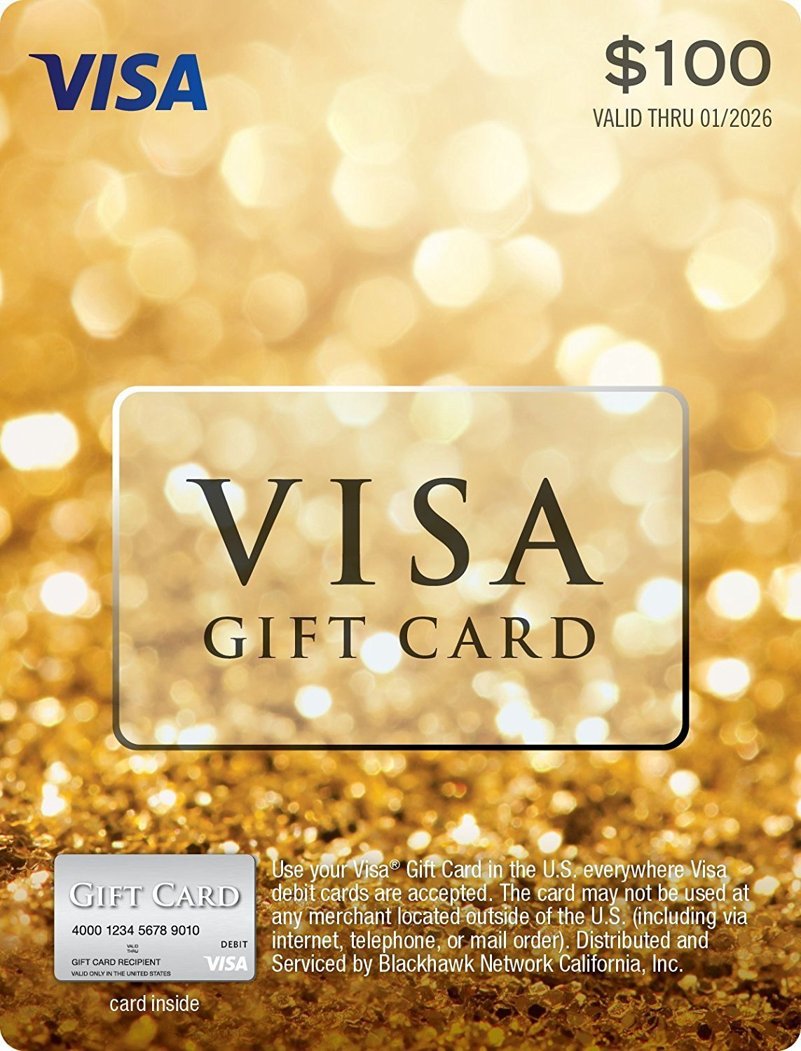 Visa Gift Card $100