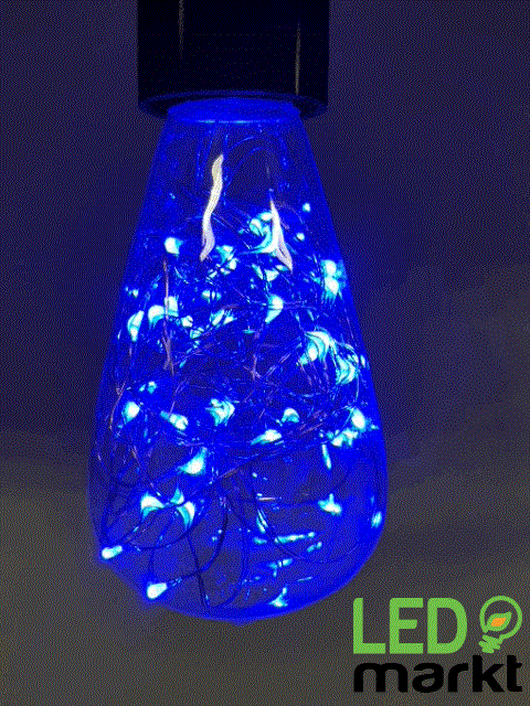 E27 3W ST64 color bulb  blue
