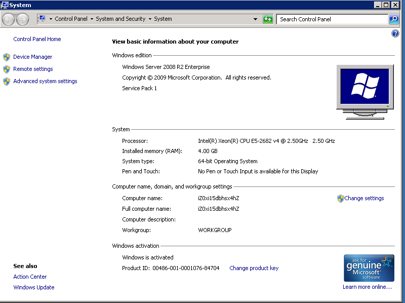 Windows Server 2008 R2 x64