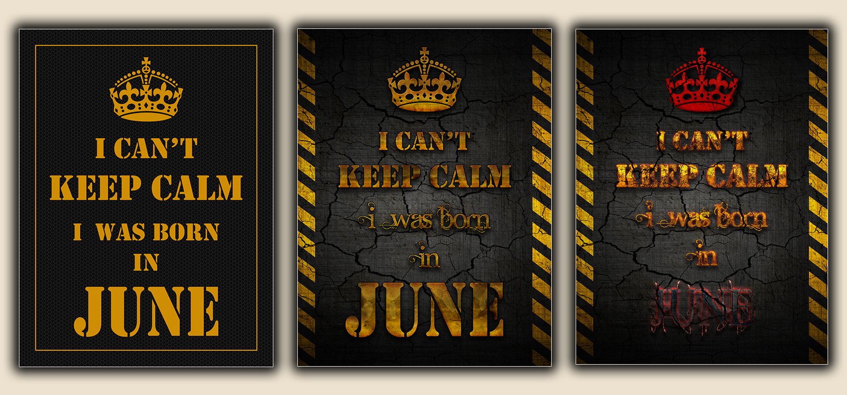 I Can't Keep Calm - I was Born in June