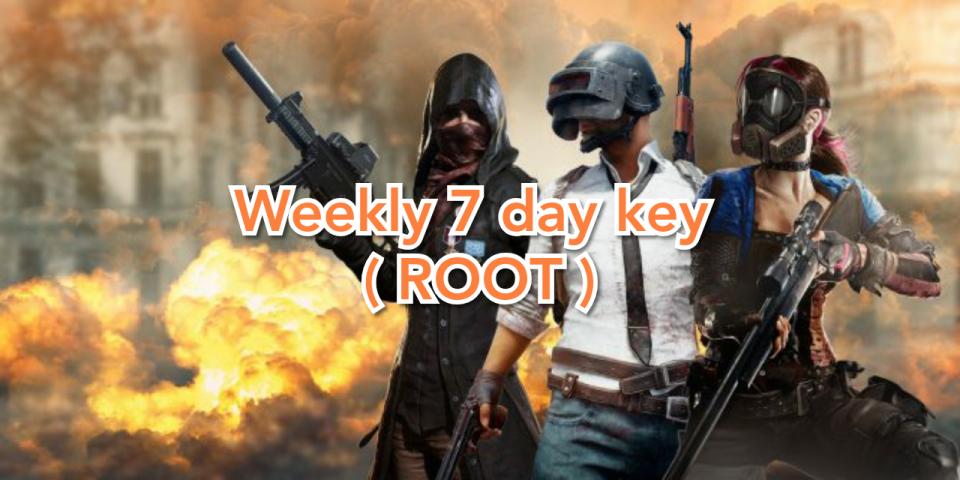 weekly key 7 day ( ROOT ) PUBGM