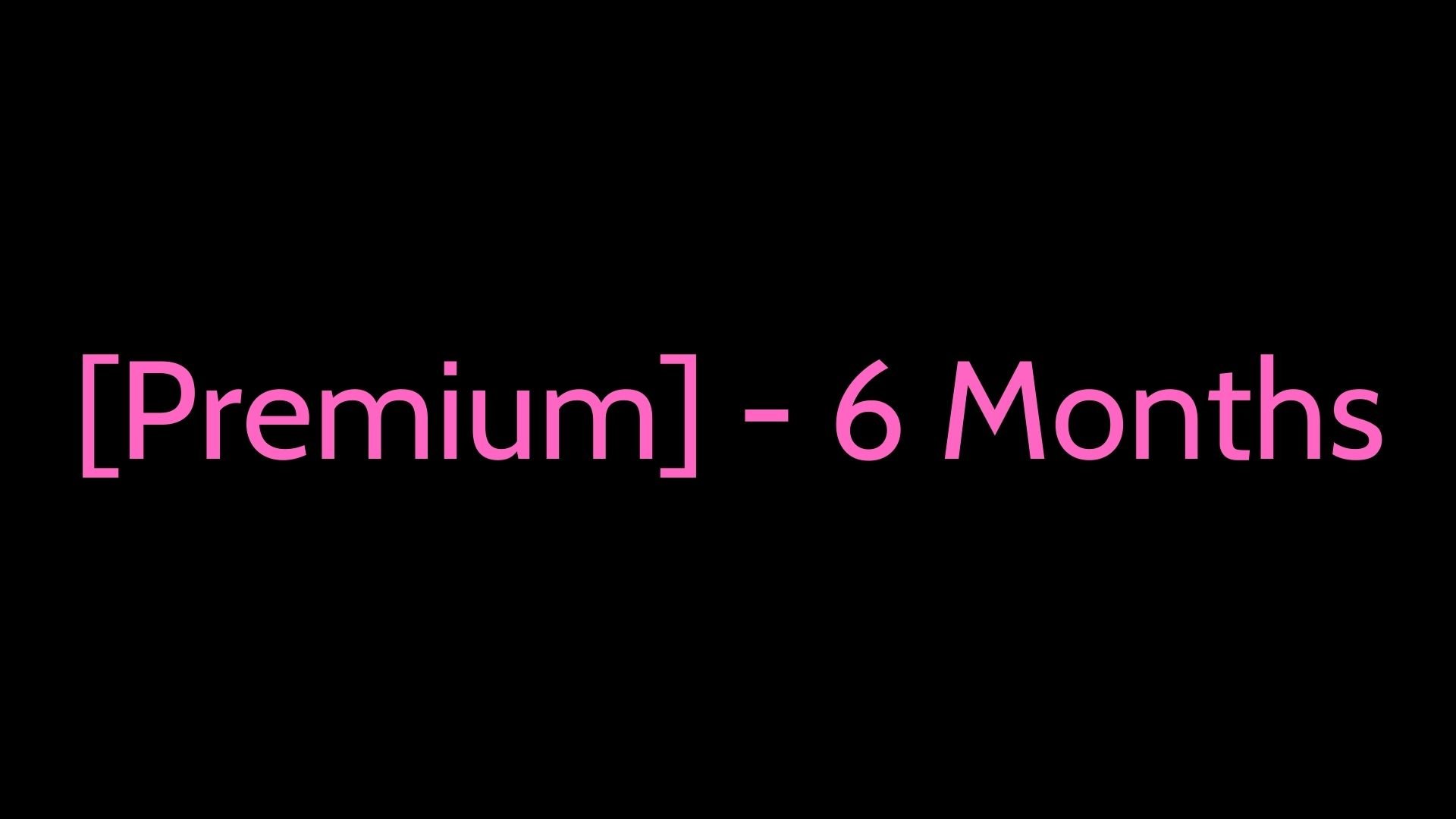 [Premium] 6 Months - JAVHoHo Giftcode