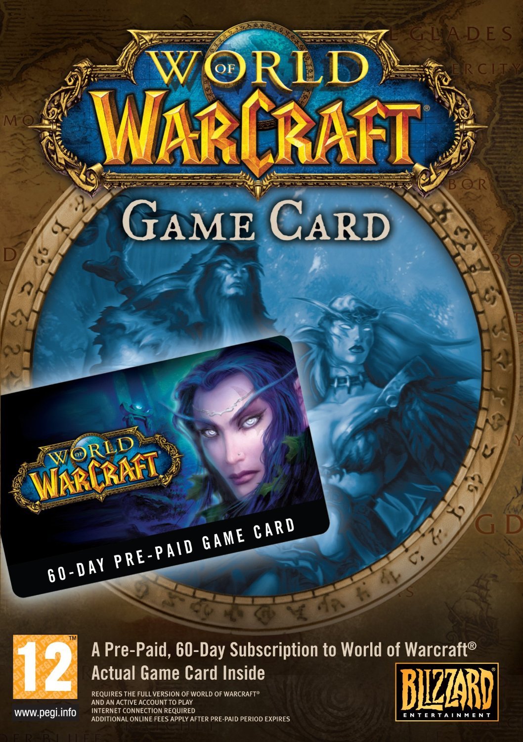 World of Warcraft 60 days Time Card Prepaid EU