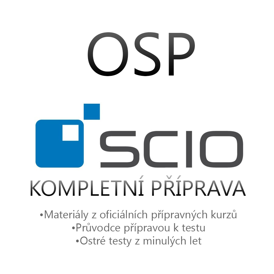 OSP Scio Kompletní Materiály [Přípravný kurz]