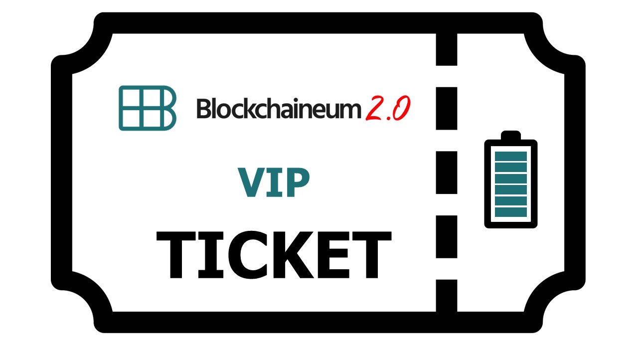 Blockchaineum 2.0 VIP TICKET