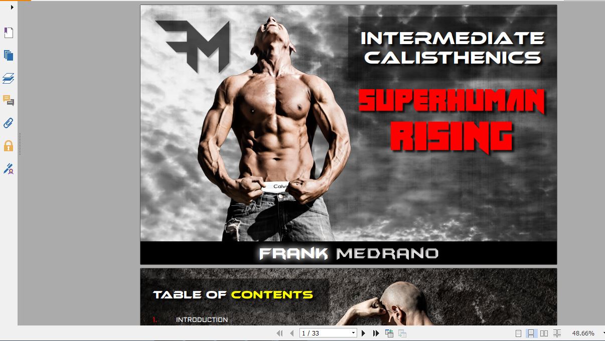 Intermediate Calisthenics - Superhuman Rising - eBook PDF