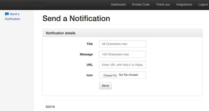 Web Push Notification - Send unlimited web notifications